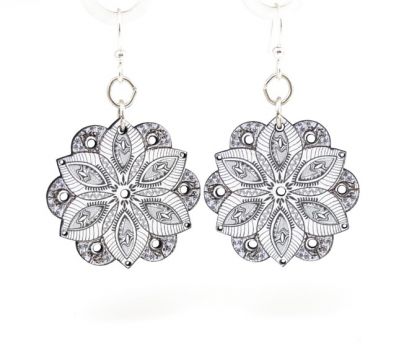 Black and White Lace EARRINGS #1522