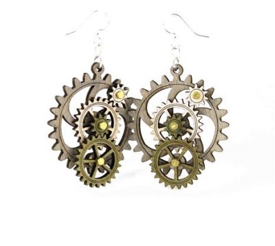 Kinetic Gear EARRINGS 5003D