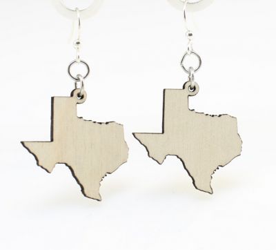 Texas State EARRINGS - S043 Wholesale Custom 4 pairs