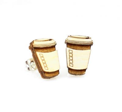 COFFEE Stud Earrings #3031