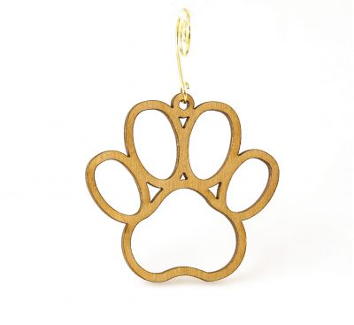 DOG Paw Ornament # 9998