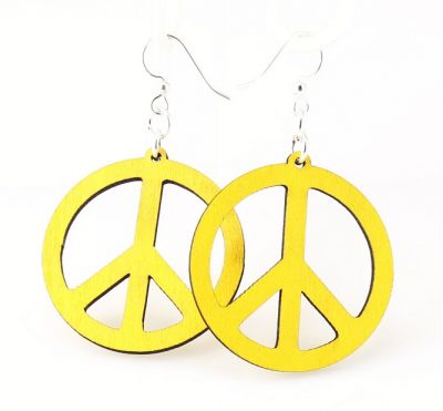 Small Peace SIGN Earrings # 1053