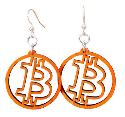 Bitcoin EARRINGS # 1720