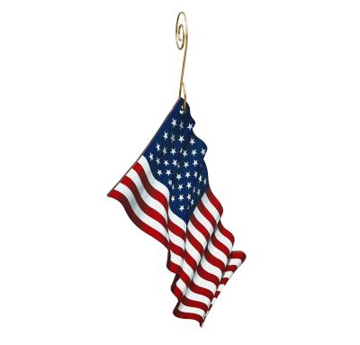 American Flag Ornament #9950 - MADE IN USA