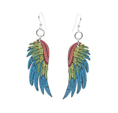 Macaw Wing EARRINGS #1666