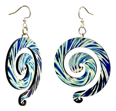 Tie-Dye-Dal Wave EARRINGS #1709