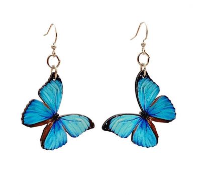 Blue Butterfly EARRINGS #1294
