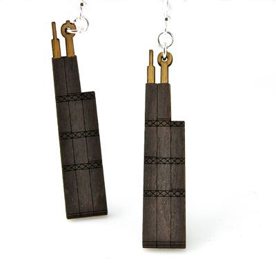 Sears Tower EARRINGS # 1420