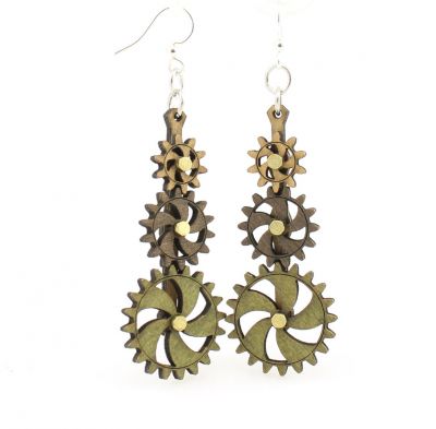 Kinetic Gear EARRINGS 5009D