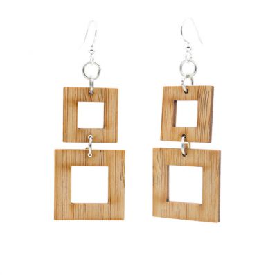 Squared Bamboo EARRINGS #969