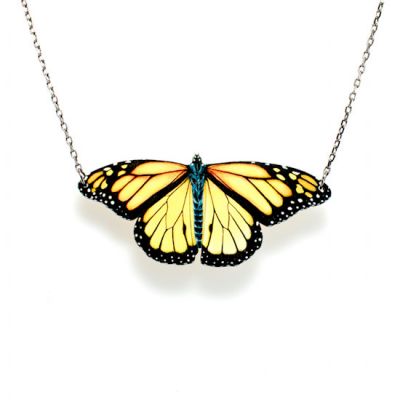 Monarch Butterfly Necklace #6102