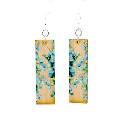 Eucalyptus Bamboo EarrINgs #977