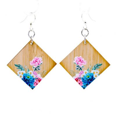 978 floral artistry bamboo earrings