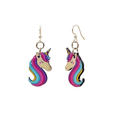 Bashful UNICORN Earrings #1675