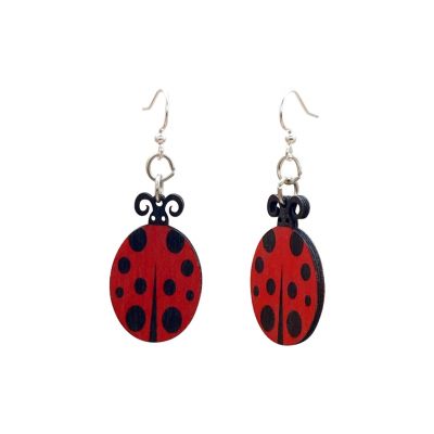 LADY Bug Earrings # 1278