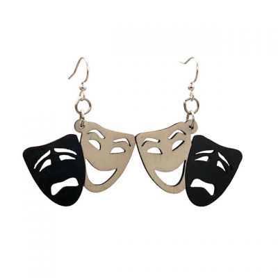 Comedy/Tragedy EARRINGS # 1362