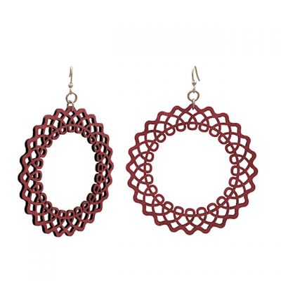 Large Wavy EarrINgs #T075