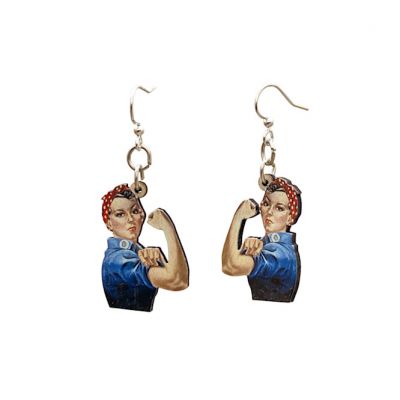 Rosie the Riveter EARRINGS #1678