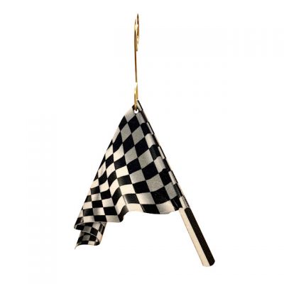 Racing FLAG Ornament #9884