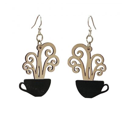 Coffee Cup EARRINGS #1309