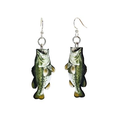 Bass Fish Earrings