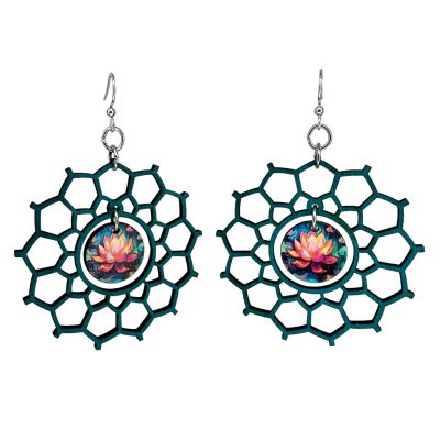 Centered Lotus EARRINGS #1766