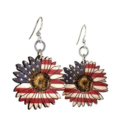 American Sunflower Earrings #1767