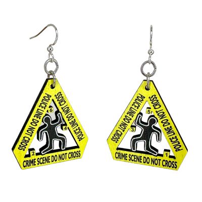 Crime Scene EARRINGS #1768