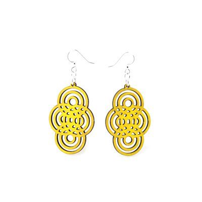 Overlapping Circle EARRINGS # 1050