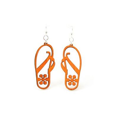 Tangerine Flip Flop Earrings