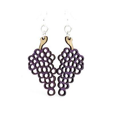 Purple Grape Earrings