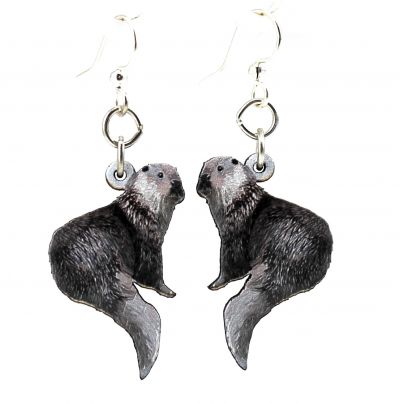 River Otter Earrings #1556