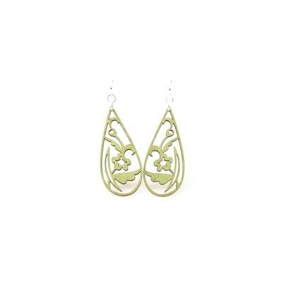 Floral Tear Drop EARRINGS # 1243