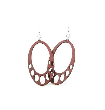 Hanging Oval EARRINGS # 1046