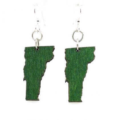 Vermont State EARRINGS - S045 Wholesale Custom 8 pairs