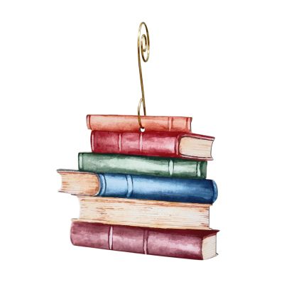 BOOKs Ornament #9863