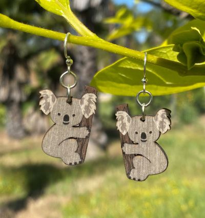 Koala EARRINGS # 1466