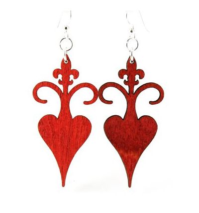 Rooted Fleur de Lis Earrings # 1163