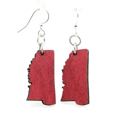 Mississippi State EARRINGS - S024 Wholesale Custom 9 pairs