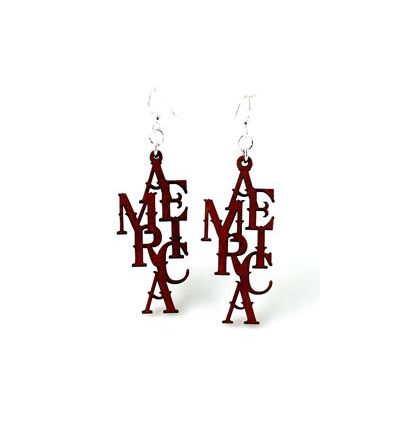 America EARRINGS # 1148