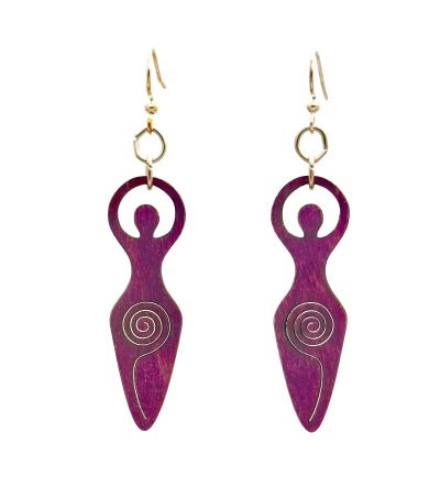 Spiral Goddess EARRINGS #T253