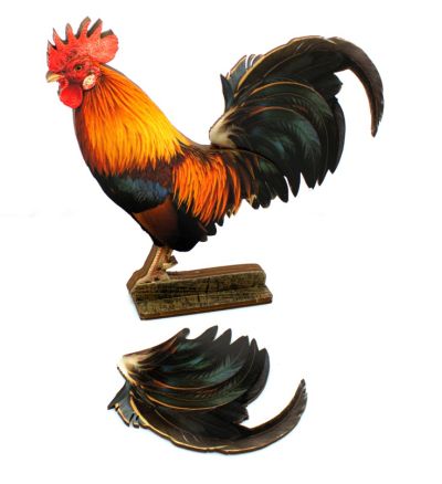 Rooster Coasters #8202