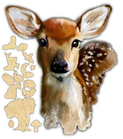 Baby Deer Jigsaw PUZZLE - 100PCS - #6816