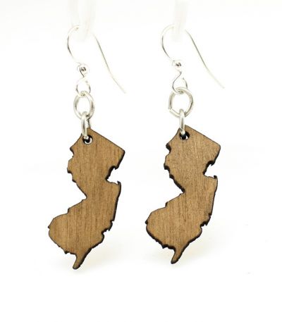 New JERSEY State Earrings - S030 Wholesale Custom 10 pairs