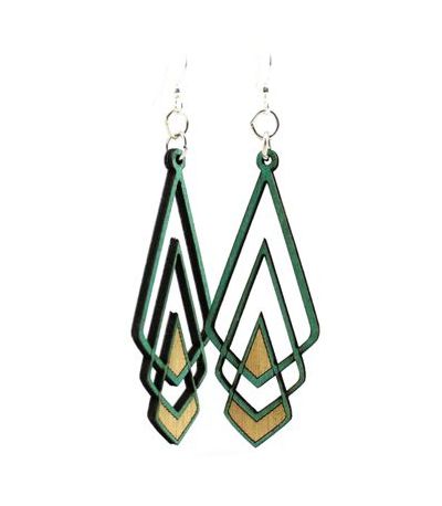 Chevron Deco EARRINGS # 1039