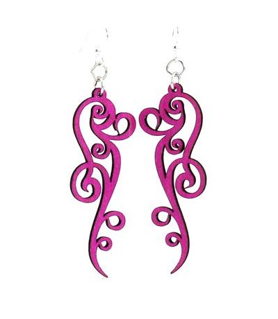 Ornate Scroll Design EARRINGS # 1261