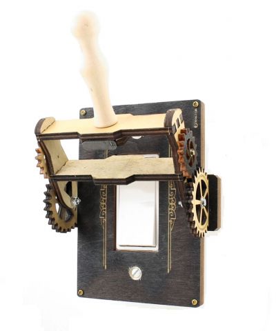 Steampunk Rocker Throw Switch - 8101B