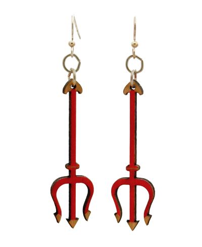 Devils Pitchfork EARRINGS #1746