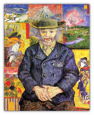 Vincent van Gogh's Portrait of Pre Tanguy (1887) PUZZLE - 48PCS - #6405