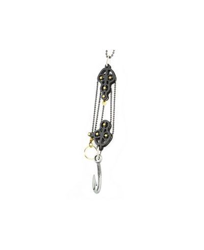 Block and Tackle Pulley Hook Necklace 7004E